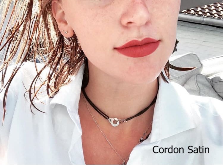 Collier dinh van porté new arrivals