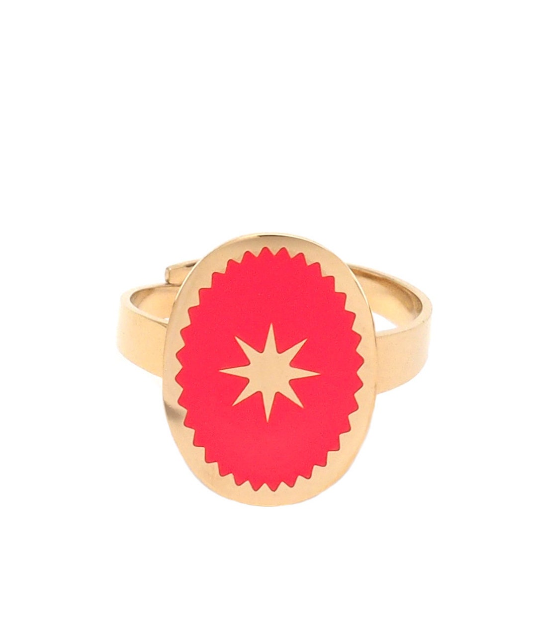 Bague Anneau En Acier Inoxydable émaillé Vert Clair - Taille 50 - Neuf Sans Emballage - Bijou Simple Et Moderne