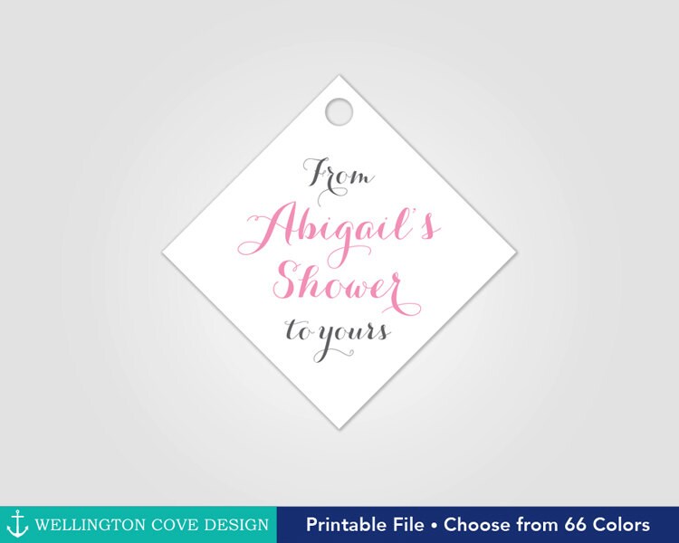 Printable Favor Tags Bridal Shower Favor Tags Baby Shower | Etsy