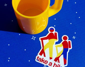 Take A Hike Sticker - Waterproof Cute Colorado Sticker - Hiking Car Decal - Laptop Sticker - Water Bottle Decal