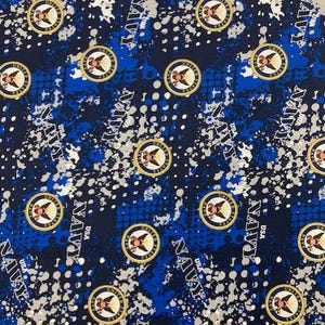 US Navy Patriotic 43/44 11.88 per yard