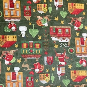 Riley Blake Up on the Housetop Fabric