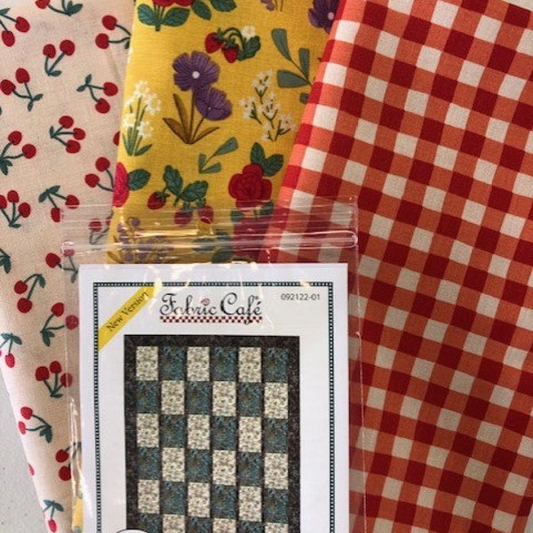 3 Yard Quilt Kit and Pattern with Riley Blake Fabric