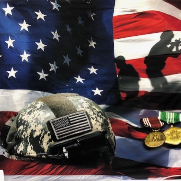 Military Quilt Panel Etsy