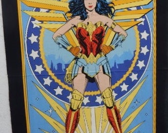 Wonderwoman 100% coton tissu 44 pouces/110 CM DC COMICS 