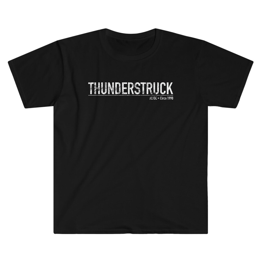 Thunderstruck - AC/DC T-shirt | Band T Shirt | Circa T Shirt | Music T ...
