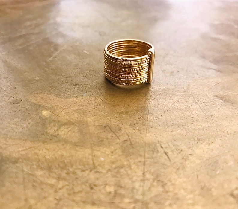 Thin Gold Rings Gold Hammered Rings Boho Jewelry Gold Stacking Ring Gold Filled Stackable Rings Unique Gold Ring Set Gold Ring Women