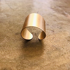 Adjustable Ring, Cuff Ring, Open Ring, Chunky Ring, Statement Ring for Women, Boho Jewelry, Minimalist Ring, Unique Gold Ring, Big Ring