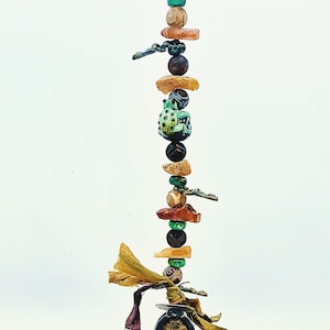 Boho Ornament-Yoga Bells-Sun Catcher-Wind Chime-Meditation Bell-Car Jewelry for rearview mirror.