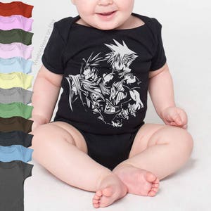 Shinra FF7 Infant Bodysuit Unisex 100% Ring-Spun Combed Cotton Screen Printed Premium Kids Clothing image 1