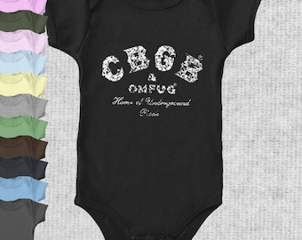 Punk Baby Infant Bodysuit - Unisex - 100% Ring-Spun Combed Cotton - Screen Printed Premium Kids Clothing