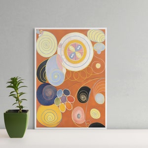 Cartel de calidad premium: Hilma af Klint 1907 Hilma af Klint Cartel Hilma Cartel Arte abstracto Impresión Hilma Klint Arte de pared abstracto