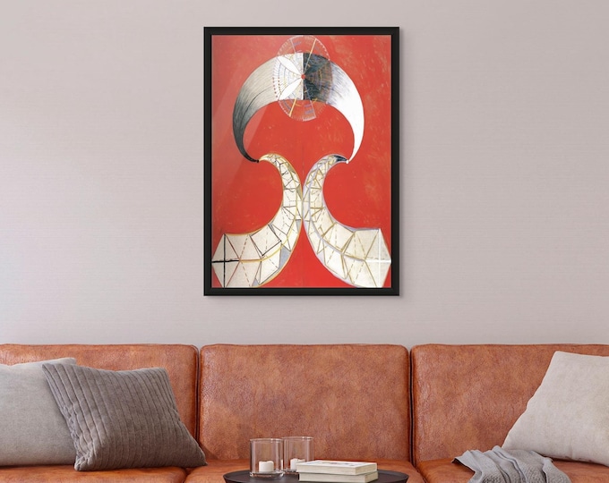 Hilma af Klint "The Swan No. 9" Abstract Art Print