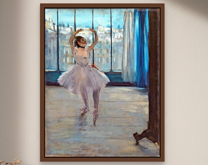 Edgar Degas Dancer in Front of the Window 1875 Art Print Ballet Poster Degas Poster Degas Wall Art Ballet Wall Art  Vintage Poster new