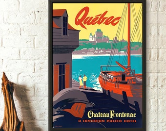 Upper Austria vintage Europe travel promo poster repro 18x24