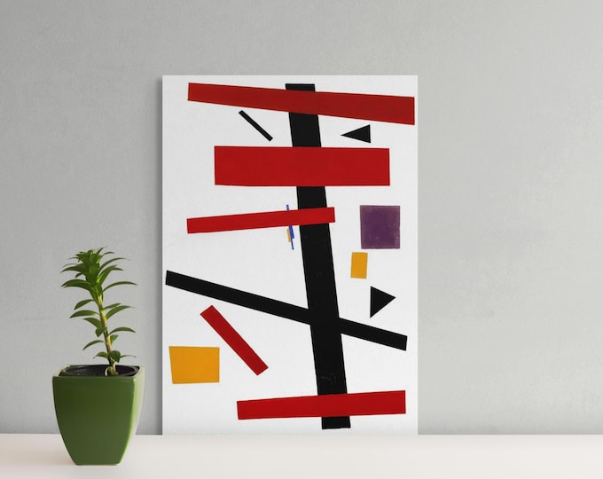Kasimir Malevich Suprematism Art Print: Abstract Geometric Shapes