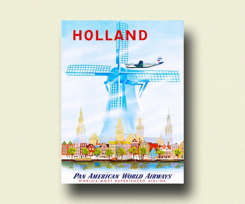 A3 Large SOUTH AMERICA POSTER Vintage Retro Travel Wall Art Home Decor Picture