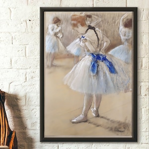 Edgar Degas The Dancer 1880 Ballet Art Print Fine Art Poster Degas Reproduction Wall Decor