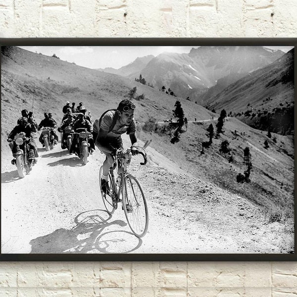 Impression de photographie du Tour de France - Poster de cyclisme Impressions de cyclisme Poster du Tour de France de vélo Art mural de vélo Idée cadeau d'anniversaire Cadeau de pendaison de crémaillère