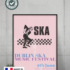 Wand Kunst Ska Poster Ska Konzert Poster Ska Musik Druck - Wohnzimmer Drucke Kunst Reproduktion Wandkunst