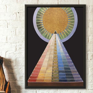 Hilma Klint Art Print Altarpiece, No. 1 Group X 1915 Hilma af Klint Poster - Fine Art Print Klint Reproduction Abstract Poster Birthday Gift