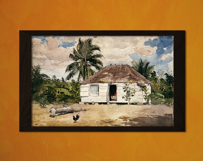 Nassau 1885 Winslow Homer Print Fine Art Retro Art Reproduction - 1 Free Print