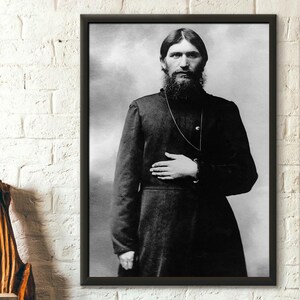 Grigori Rasputin Portrait Poster Mystic Wall Art Print Premium Qualität russisches Dekor