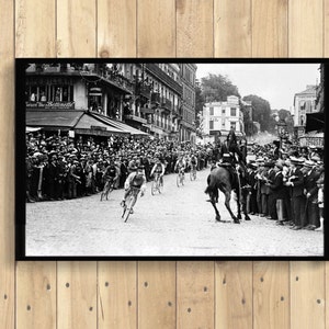 Tour de France Photography Print -  Bike Wall Art Vintage Bike Prints Cycling Poster Tour De France Poster Gift Idea House Warming gift