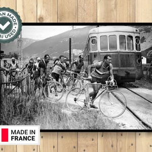 Poster di qualità premium: stampa fotografica del Tour de France, poster del Tour de France, poster di ciclismo, arte murale della bicicletta, stampa di ciclismo, inaugurazione della casa