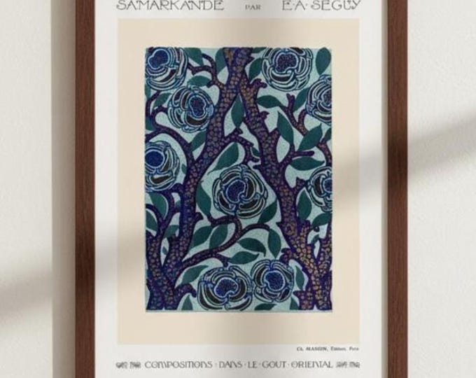 William Morris Vintage Fruit Botanical Wall Art Poster  1862