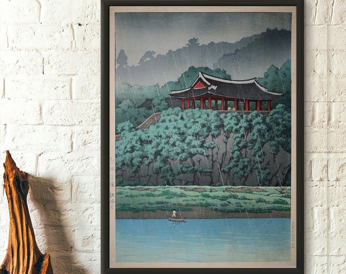 Kawase Hasui Ukiyo-e Poster  Premium Japanese Art Wall Decor  Stunning Home Wall Art
