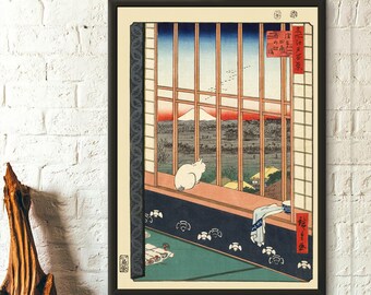 Asakusa Ricefields And Torinomachi Festival 1857 - Hiroshige Artwork Ukiyo-e Japanese Print Japanese Wall Art Edo Period Asakusa Poster