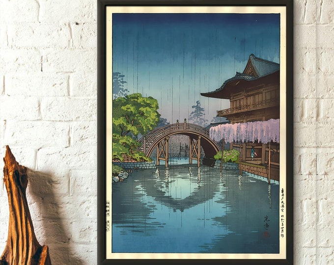 Japan Art Tsuchiya Koitsu Poster  Edo Period Ukiyo-e Wall Art  Premium Quality Decor
