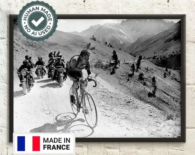 Tour De France Photography Print: Vintage Cycling Art