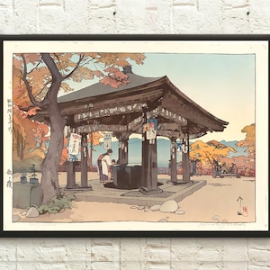 Impresión de arte mural japonés - Póster ukiyo-e de Hiroshi Yoshida - Reproducción artística de primera calidad