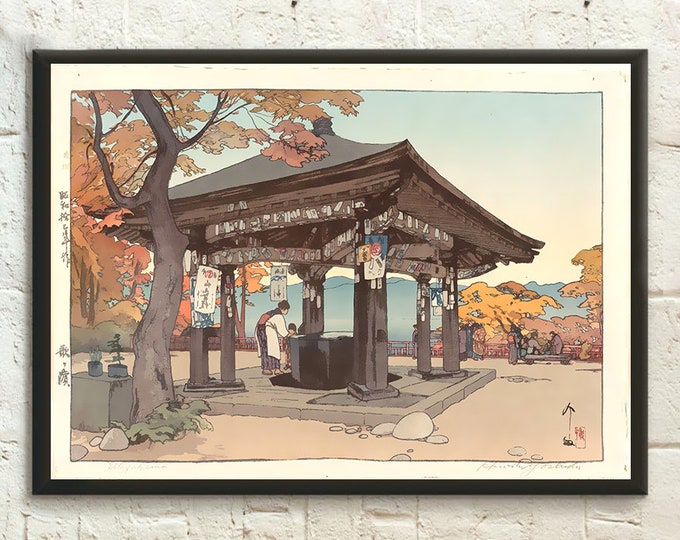Japanese Wall Art Print - Hiroshi Yoshida Ukiyo-e Poster - Premium Quality Art Reproduction