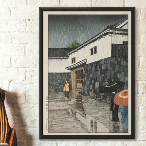 Okayama Uchisange 1923 Hasui Druck Japanisch Ukiyo-e Wandkunst Vintage japanische Kunst Poster
