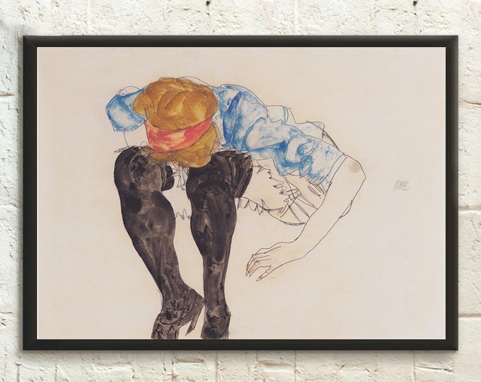 Egon Schiele 1912 Giclée Art Print  Premium Wall Décor  Unique Birthday Gift