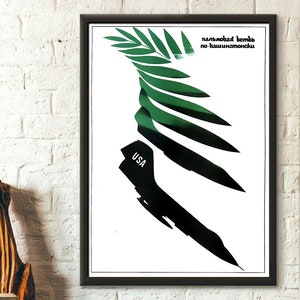 Cartel de propaganda soviética del PCCh, arte de paz, decoración de pared vintage del comunismo.