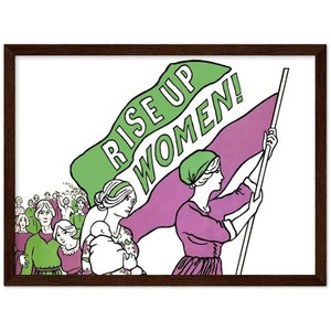 Poster di qualità premium: poster da parete Suffragette Femminismo