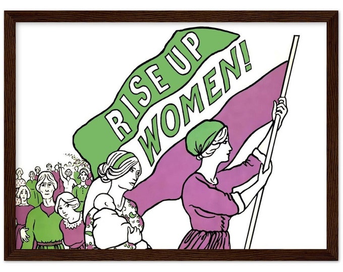 Suffragette Poster: Vintage Feminism Wall Art