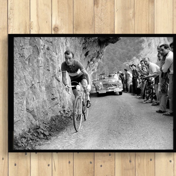 Tour de France Photography Print - Cycling Poster Tour De France Poster Bicycle Cycling Decor Bike Wall Art Vintage Bike Print Gift Idea