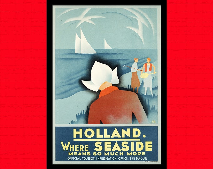 Holland Travel Print - Netherlands Travel Poster Travel Home Decorating Holland Poster Travel Trave Decor Dutch Prints   Reproduction