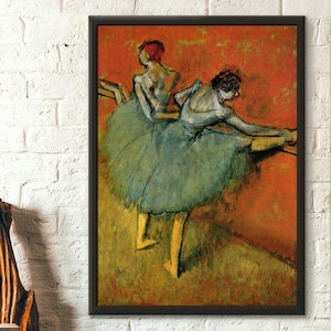 Premium Quality Poster: Edgar Degas Art Print Dancers Fine Art Print Degas Poster Degas Wall Art  Degas Wall Art