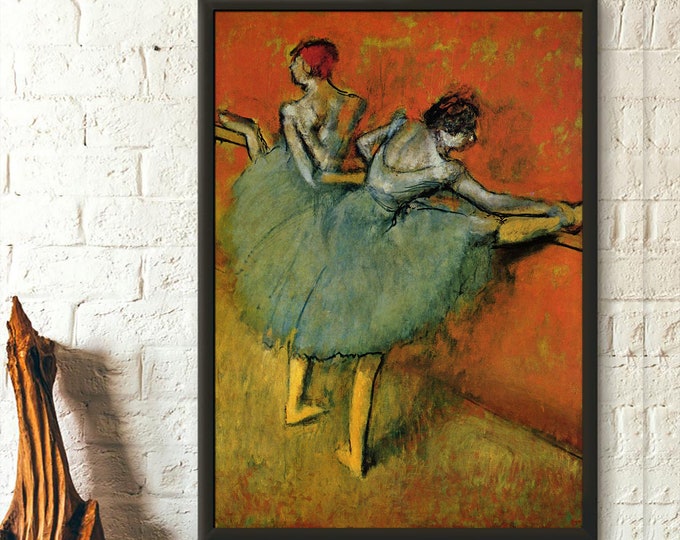 Edgar Degas Dancers Art Print: Restored Vintage Fine Art Poster