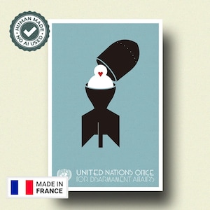 Peace Love Poster No More Wars Kunstdruck für Housewarming Decor