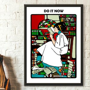 Poster motivazionale "Studiare duramente" di alta qualità, decorazione murale per studenti, decorazione ispiratrice per dormitori