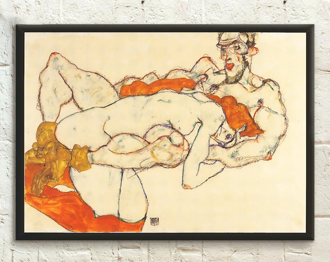 Premium Quality Poster: Wall Art Egon Schiele Art Reproduction