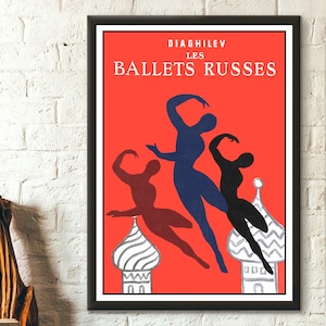 1911 Ballets Russes Le Spectre de la Rose - Classic Dance Poster - Russian ballet print Paris Poster Dance Print Wall Art