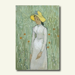 Vincent Van Gogh Girl in White 1890 - Van Gogh Reproduktion Druck Van Gogh Poster Einweihungsgeschenk Idee Housewarminggeschenk Kunstreproduktion